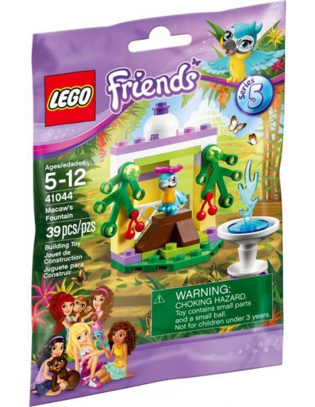 LEGO Friends - Le Perroquet et Sa Fontaine - 41044 - En stock chez Brickgarden.fr