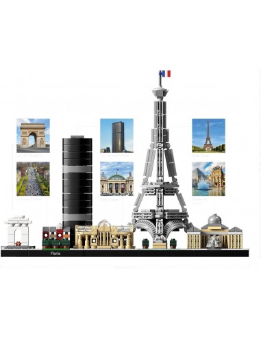 LEGO Architecture - Paris - 21044 - En stock chez Brickgarden.fr