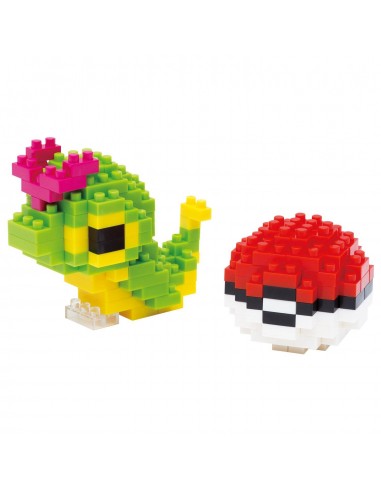 Nanoblock - Chenipan et Poké Ball - NBPM010