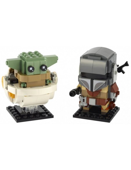 LEGO BrickHeadz - Le Mandalorien et lEnfant - 75317 - En stock chez Brickgarden.fr