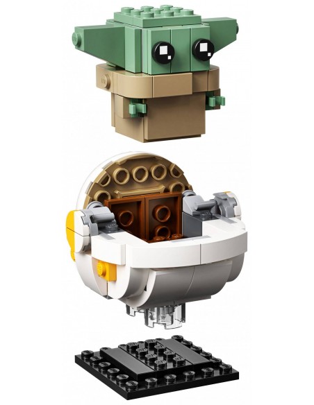 LEGO BrickHeadz - Le Mandalorien et lEnfant - 75317 - En stock chez Brickgarden.fr