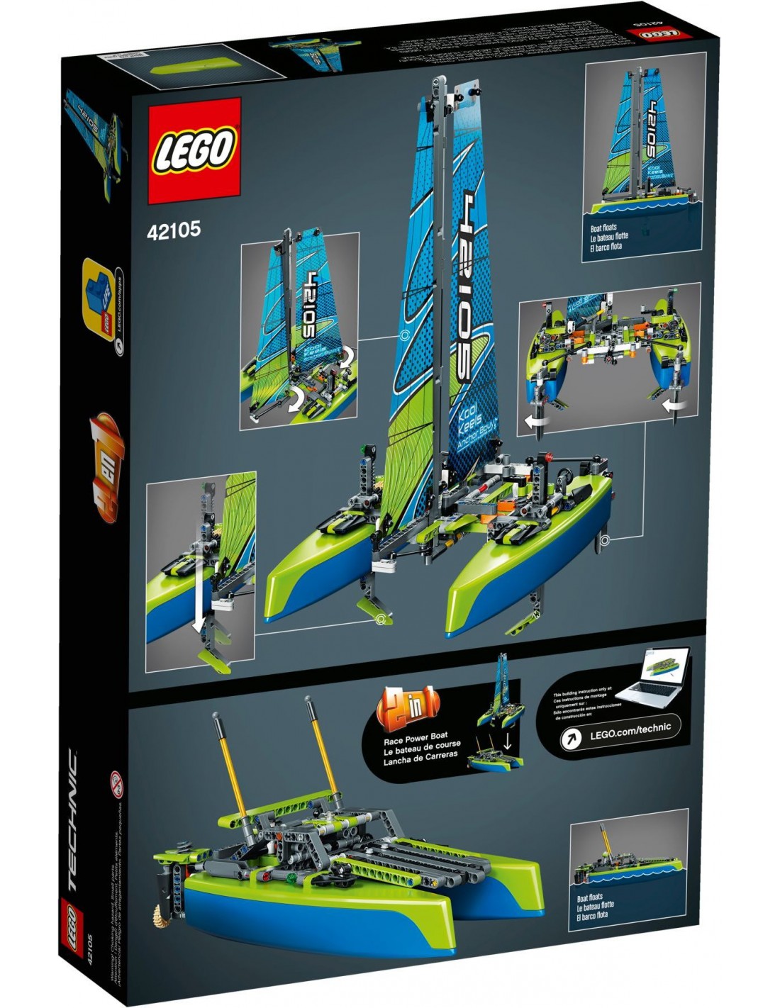 LEGO Technic - Le catamaran - 42105 - En stock chez