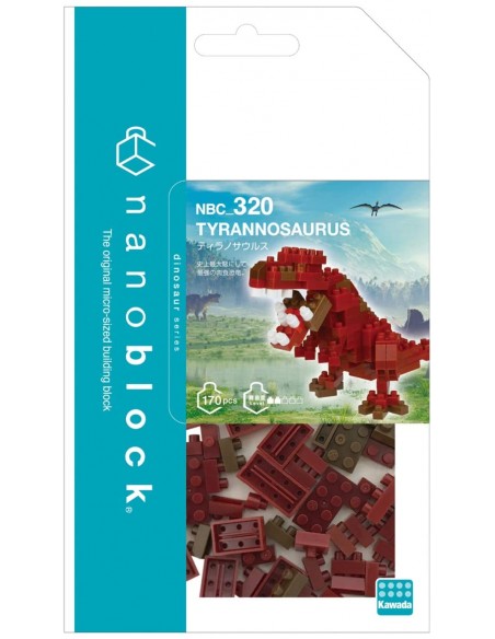 Nanoblock - Tyrannosaure - NBC320 - En stock chez Brickgarden.fr