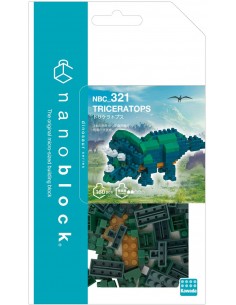 Nanoblock - Triceratops - NBC321 - En stock chez Brickgarden.fr