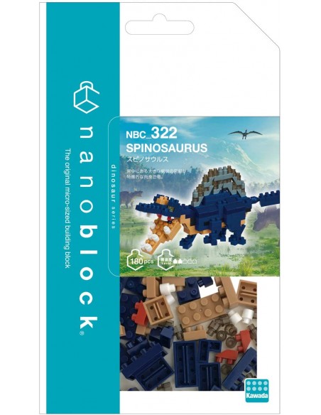Nanoblock - Spinosaure - NBC322 - En stock chez Brickgarden.fr