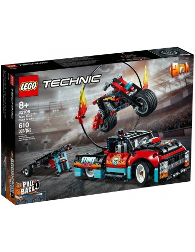 LEGO Technic - Le Spectacle de Cascades du Camion et de la Moto - 42106