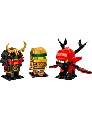 LEGO BrickHeadz - Ninjago 10 ans - 40490 - En stock chez Brickgarden.fr
