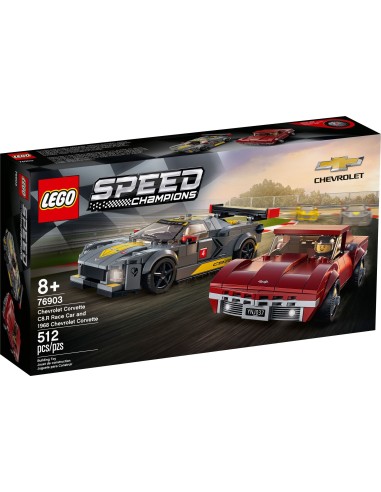 LEGO Speed Champions - Chevrolet Corvette C8.R Race Car et 1968 Chevrolet Corvette - 76903