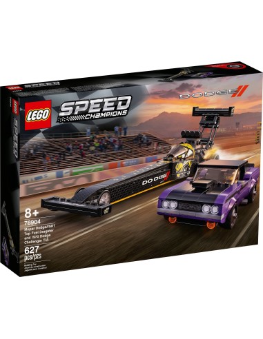 LEGO Speed Champions - Mopar Dodge//SRT Top Fuel Dragster et 1970 Dodge Challenger T/A - 76904