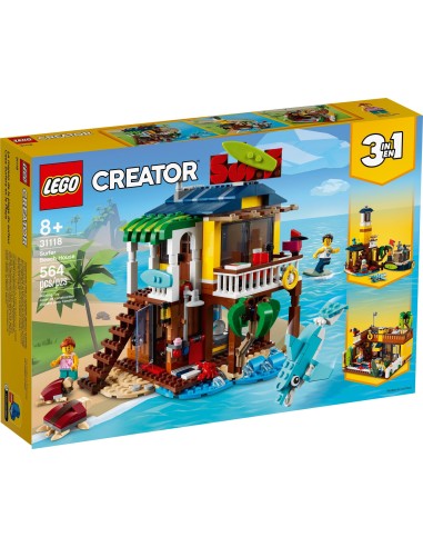 LEGO Creator - La maison sur la plage du surfeur - 31118