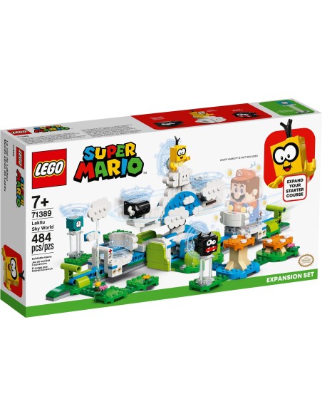 LEGO Super Mario - Ensemble dExtension Le Monde du Ciel de Lakitu - 71389 - En stock chez Brickgarden.fr