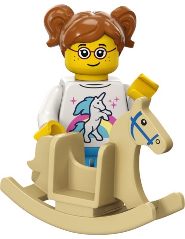 LEGO Série 24 - La cavalière de cheval à bascule - 71037-11