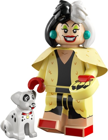 LEGO Série Disney 100 - Cruella dEnfer et le Chiot Dalmatien - 71038-13