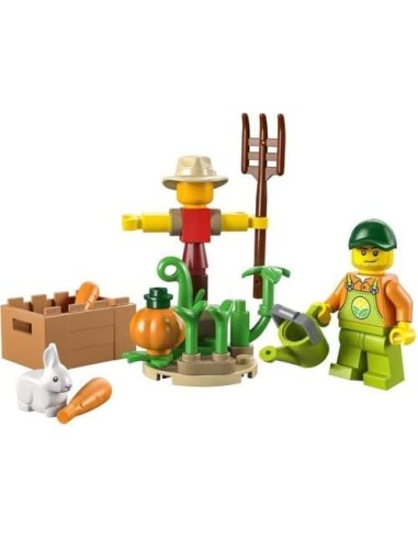 LEGO City - Le potager et lépouvantail - 30590 - En stock chez Brickgarden.fr