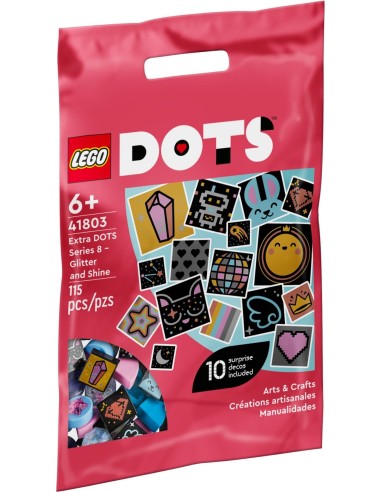LEGO Dots - Tuiles de décoration DOTS Série 8 - Paillettes - 41803