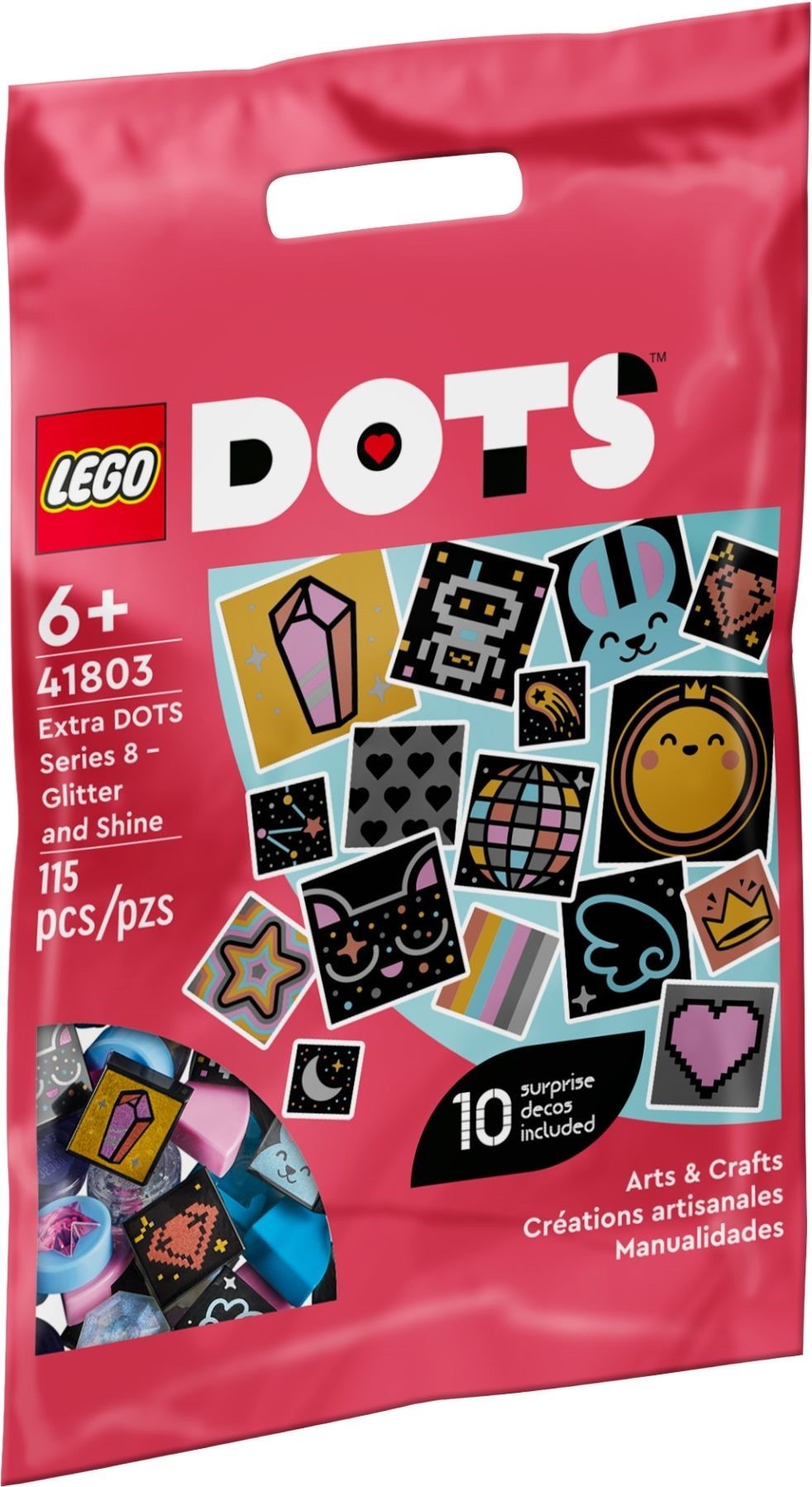 LEGO Dots - Tuiles de décoration DOTS Série 8 - Paillettes - 41803 - Bild 1 von 1