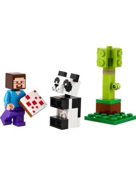 LEGO Minecraft - Steve et le bébé panda - 30672 - En stock chez Brickgarden.fr