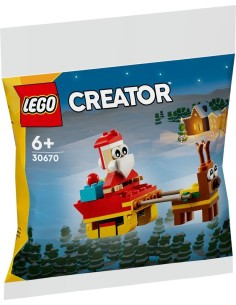 LEGO Exclusifs - La promenade en traîneau du Père Noel - 30670 - En stock chez Brickgarden.fr