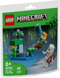 LEGO Minecraft - The Lush Cave Attack - 30705 - En stock chez Brickgarden.fr
