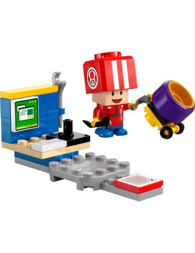 LEGO Super Mario - Toad (Pit crew) - 30702 - En stock chez Brickgarden.fr