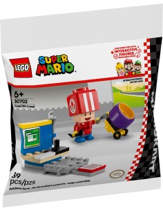 LEGO Super Mario - Toad (Pit crew) - 30702 - En stock chez Brickgarden.fr