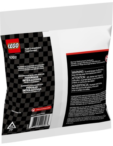 LEGO Super Mario - Toad (Pit crew) - 30702 - En stock chez Brickgarden.fr