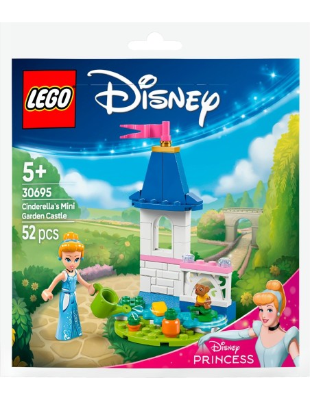 LEGO Disney - Le château de Cendrillon miniature avec un jardin - 30695 - En stock chez Brickgarden.fr