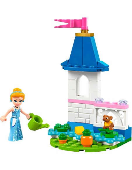 LEGO Disney - Le château de Cendrillon miniature avec un jardin - 30695 - En stock chez Brickgarden.fr