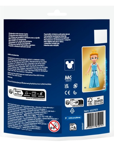 LEGO Disney - Le château de Cendrillon miniature avec un jardin - 30695 - En stock chez Brickgarden.fr