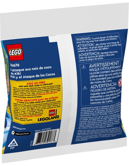LEGO Sonic - Lattaque à la noix de coco de Kiki - 30676 - En stock chez Brickgarden.fr