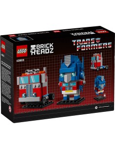 LEGO BrickHeadz - Optimus Prime Robot & Vehicle - 40803 - En stock chez Brickgarden.fr