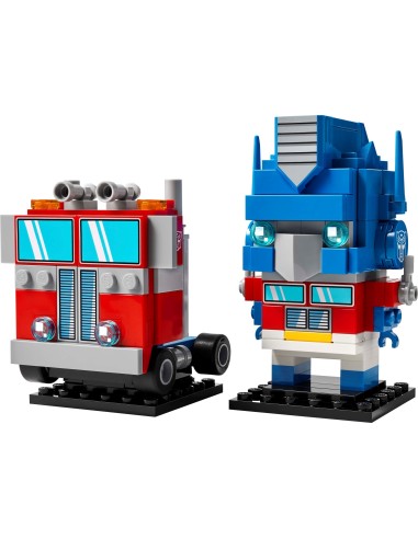 LEGO BrickHeadz - Optimus Prime Robot & Vehicle - 40803 - En stock chez Brickgarden.fr