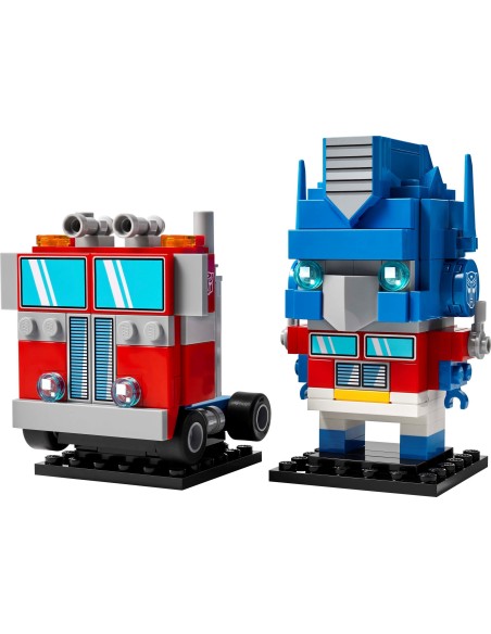 LEGO BrickHeadz - Optimus Prime Robot & Vehicle - 40803 - En stock chez Brickgarden.fr