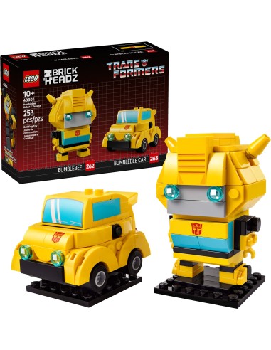 LEGO BrickHeadz - Bumblebee Robot & Vehicle - 40804 - En stock chez Brickgarden.fr