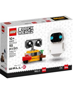 LEGO BrickHeadz - EVE & WALL-E - 40619 - En stock chez Brickgarden.fr