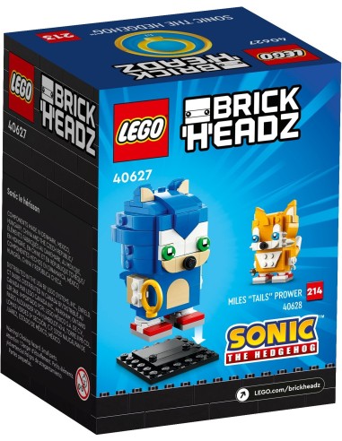 LEGO BrickHeadz - Sonic the Hedgehog - 40627 - En stock chez Brickgarden.fr