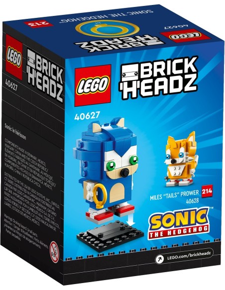 LEGO BrickHeadz - Sonic the Hedgehog - 40627 - En stock chez Brickgarden.fr