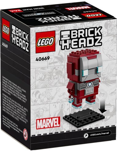 LEGO BrickHeadz - Iron Man MK5 - 40669 - En stock chez Brickgarden.fr