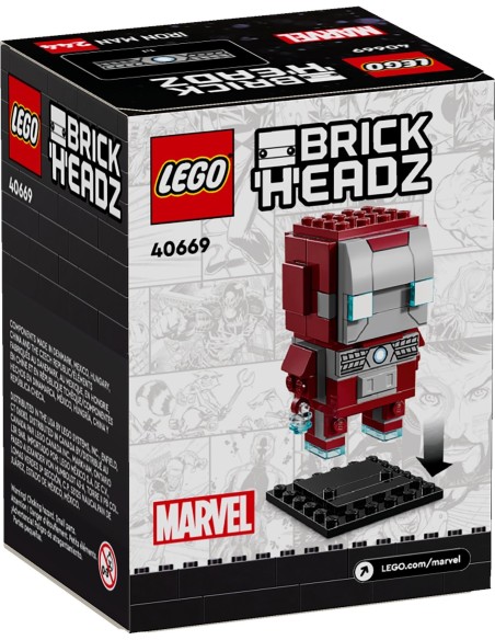 LEGO BrickHeadz - Iron Man MK5 - 40669 - En stock chez Brickgarden.fr