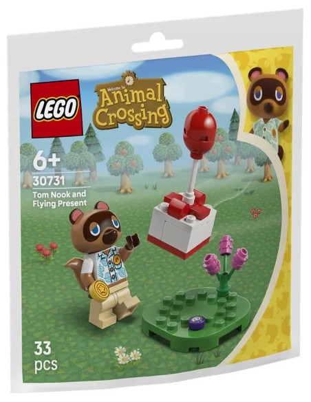 LEGO Animal Crossing - Tom Nook et cadeau volant - 30731 - En stock chez Brickgarden.fr