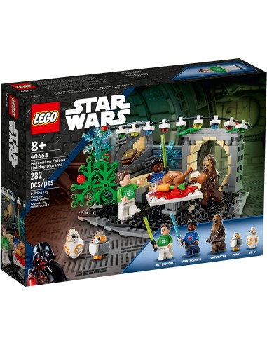 LEGO Star Wars - Diorama des fêtes du Faucon Millennium - 40658 - En stock chez Brickgarden.fr