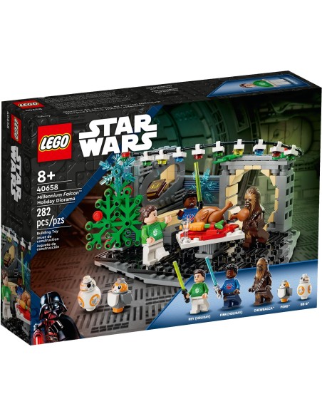 LEGO Star Wars - Diorama des fêtes du Faucon Millennium - 40658 - En stock chez Brickgarden.fr