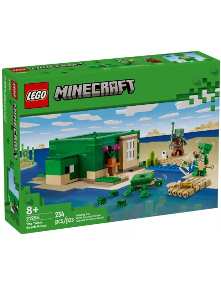 LEGO Minecraft - La maison de la plage de la tortue - 21254 - En stock chez Brickgarden.fr