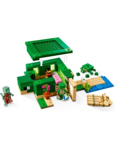 LEGO Minecraft - La maison de la plage de la tortue - 21254 - En stock chez Brickgarden.fr 2